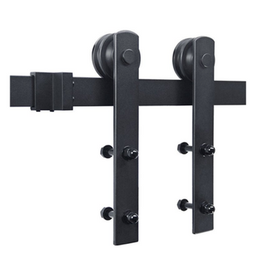 6.6ft Barn Door Hardware Kit: (with I-Shape Hangers)