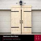 Black Industrial Barn Door