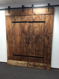 Black Industrial Barn Door