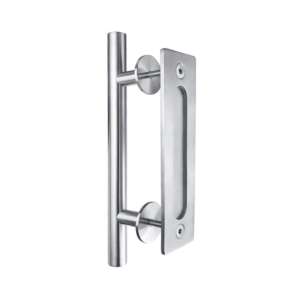 Barn Door Combo Handle - Stainless