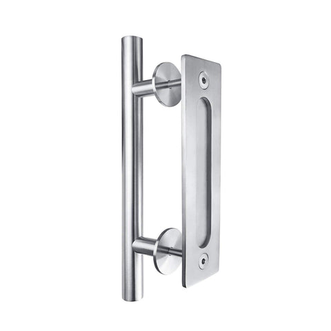 Barn Door Combo Handle - Stainless