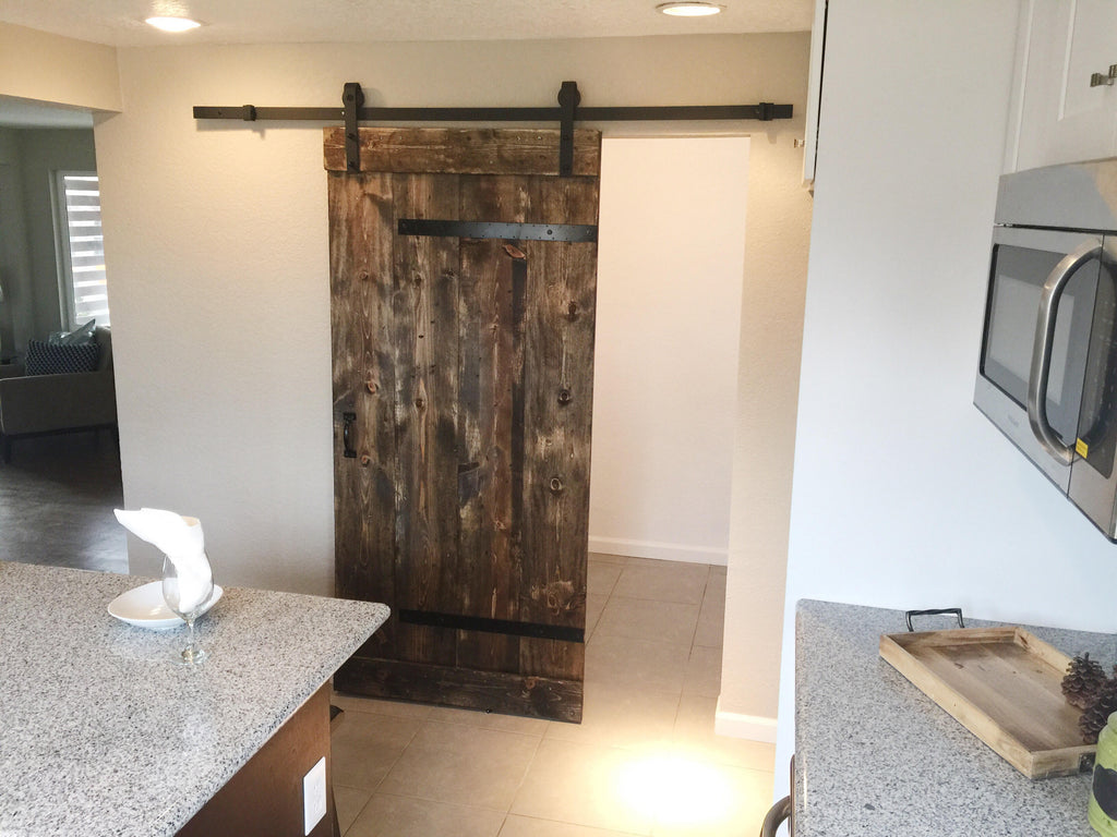 Black Industrial Barn Door customslidingbarndoors